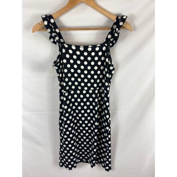 NWT Vero Moda Mary Knot Front Mini Dress Polka Dot Size small - Picture 5 of 5